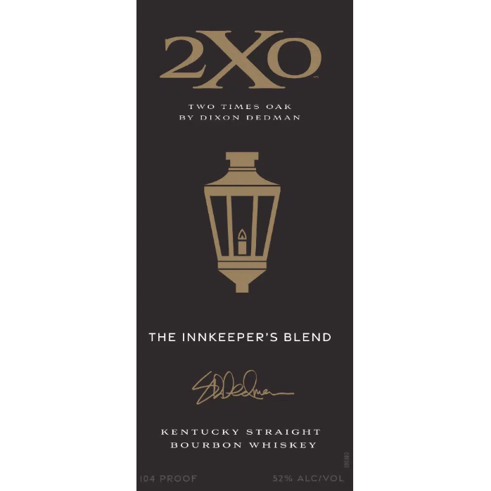 2XO The Innkeeper's Blend Straight Bourbon Whiskey - By Dixon Dedman (750mL)