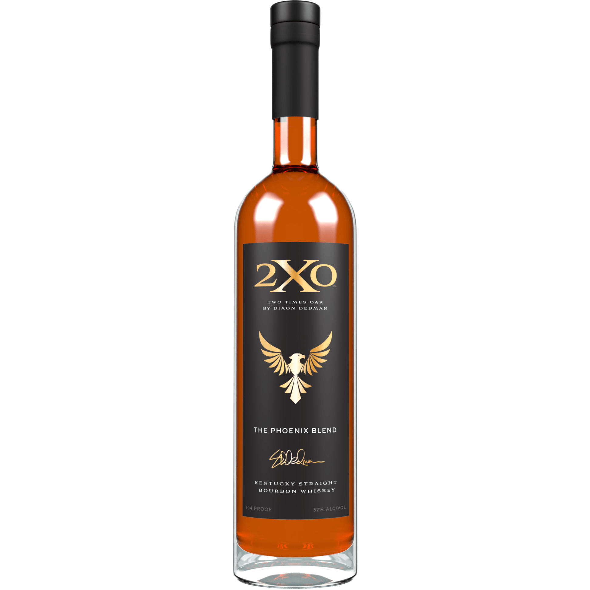 2XO The Pheonix Blend Straight Bourbon Whiskey - Signed By Dixon Dedman 750 mL