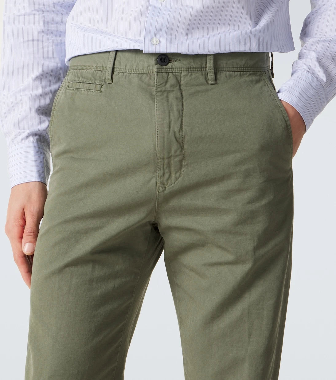 Slowear - Cotton and linen slim pants