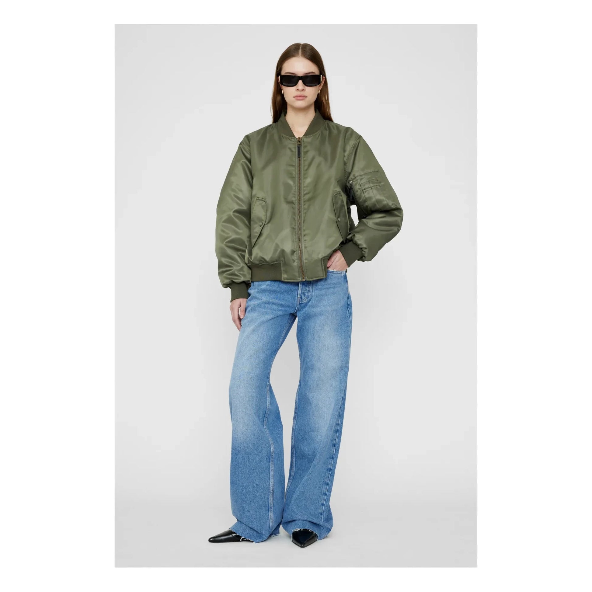 Anine Bing - Leon Bomber Jacket | Khaki