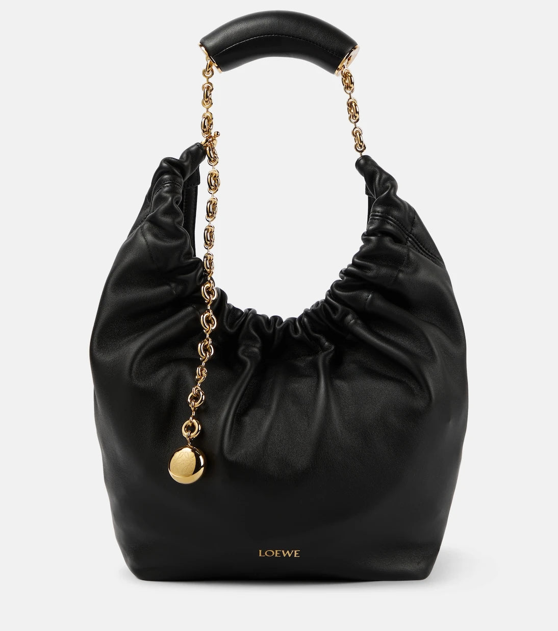 Loewe - Squeeze Small leather shoulder bag