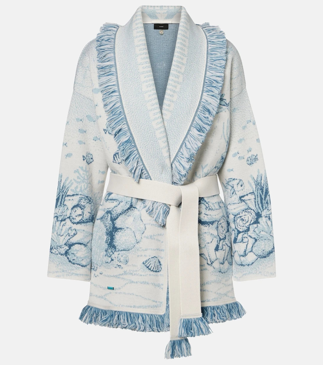 Alanui - Deep In The Ocean wool-blend cardigan