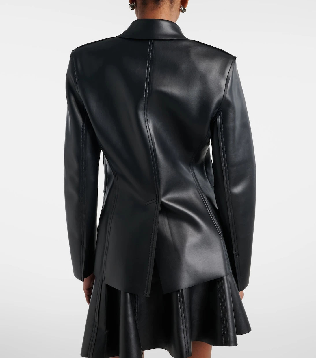 Norma Kamali - Tek sıra düğmeli blazer