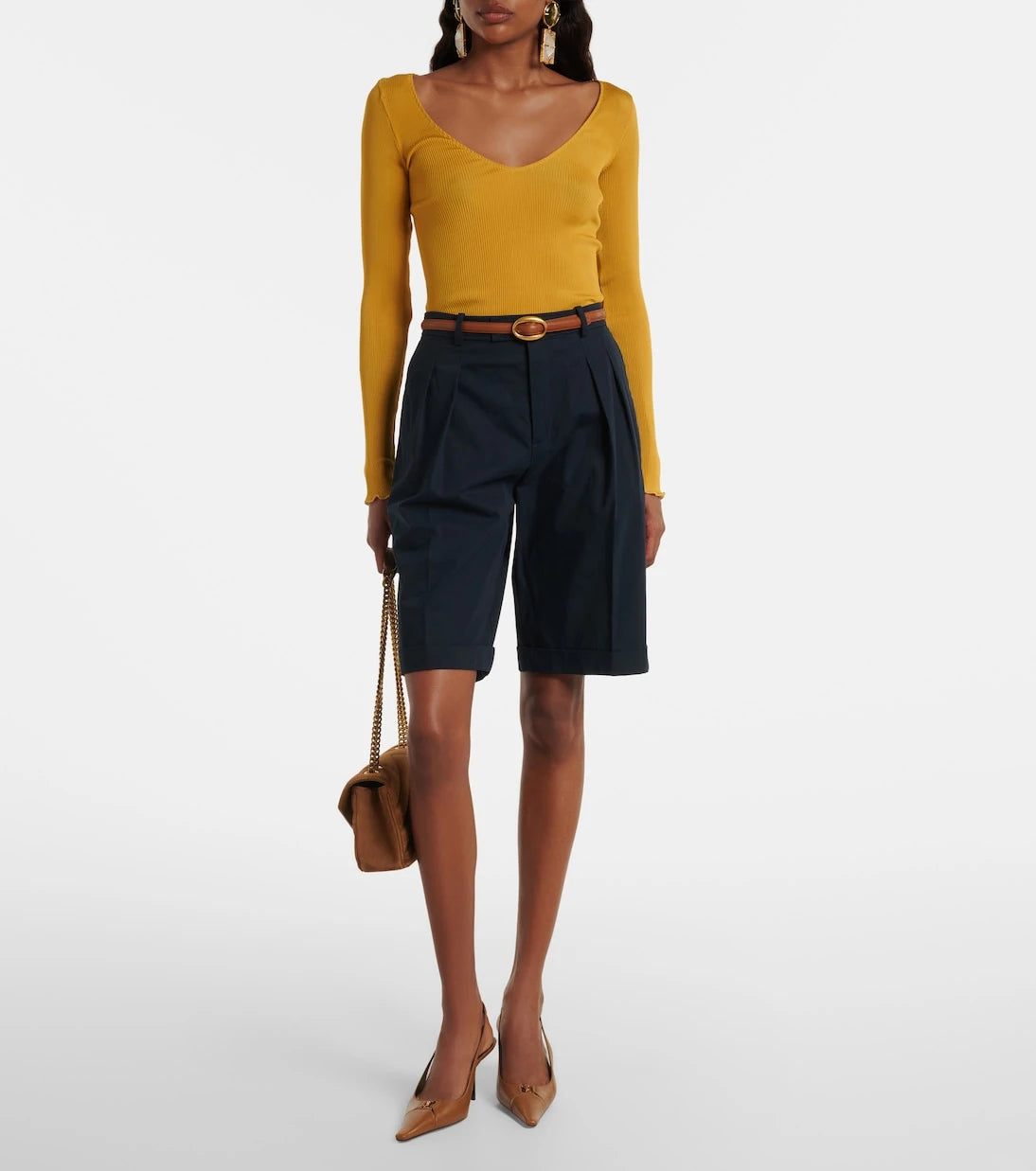 Saint Laurent - Cotton Bermuda shorts
