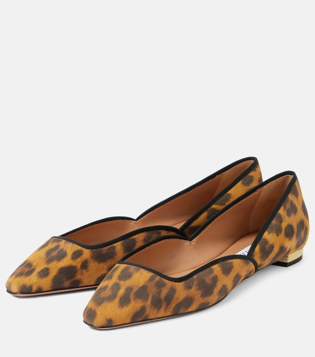 Aquazzura - Maia Flay leather ballet flats