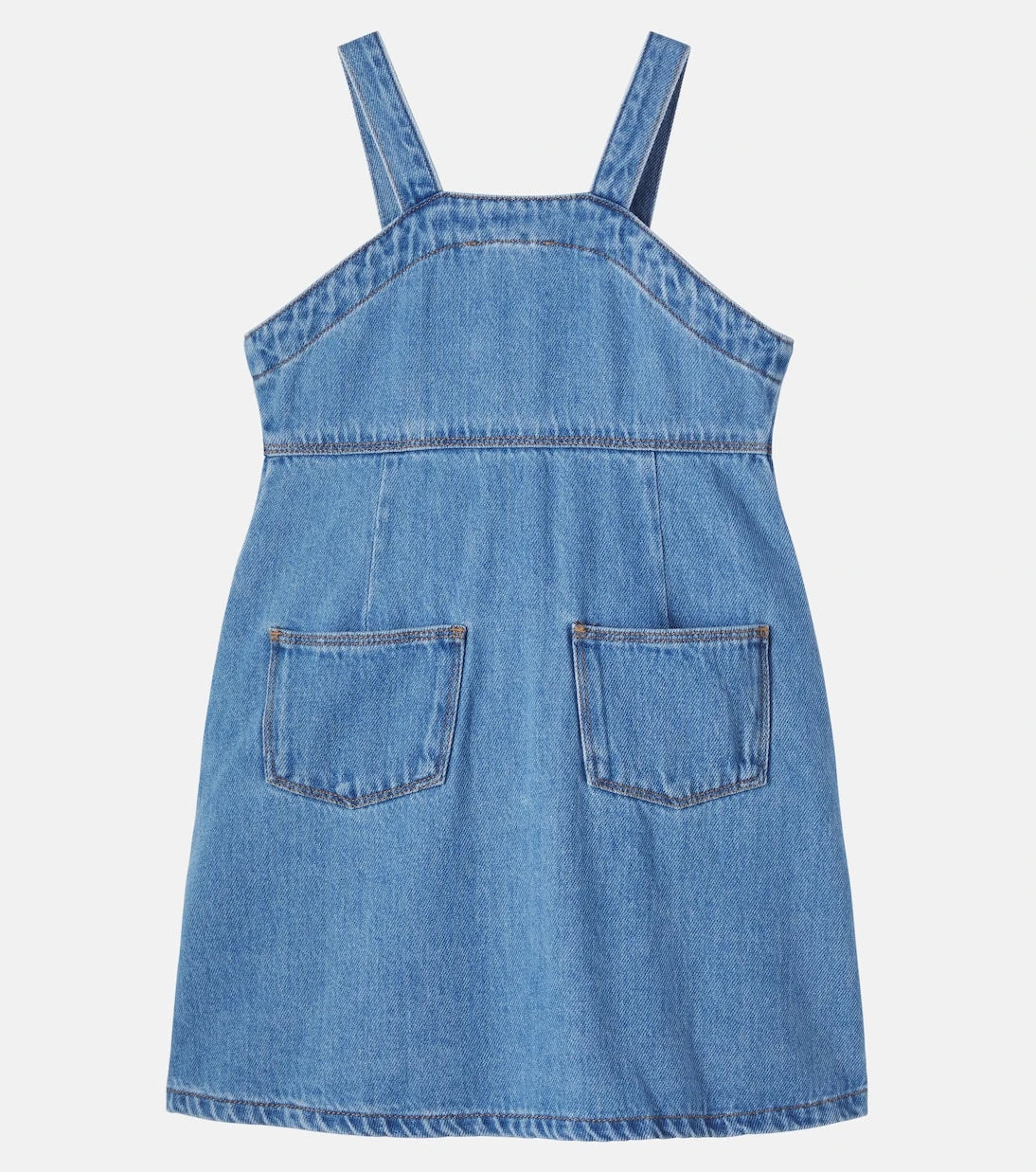 Stella McCartney Kids - Embroidered denim dress