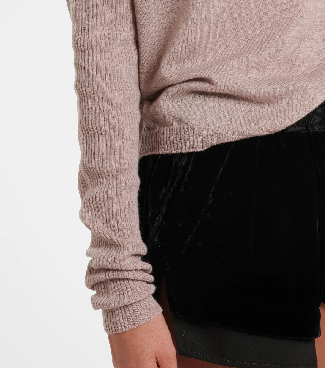 Rick Owens - LS Crater virgin wool sweater