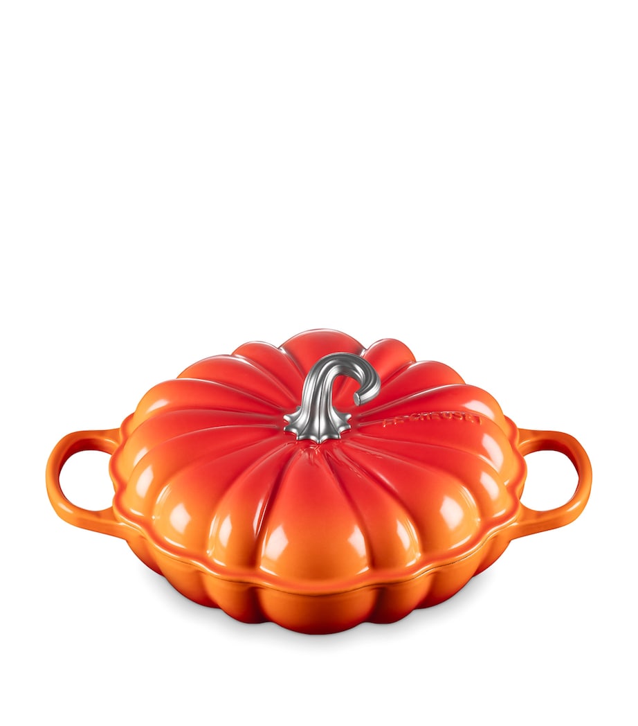 Cast Iron Pumpkin Shallow Casserole Dish (28cm)