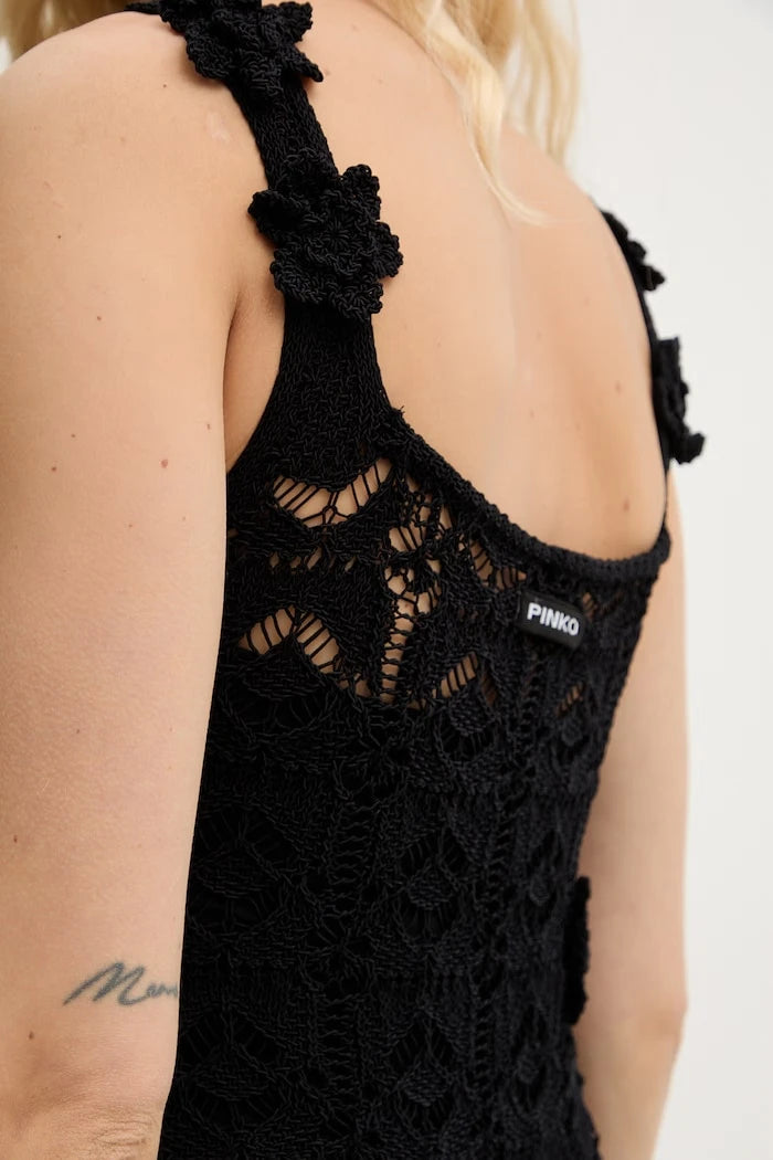 Pinko pamuklu balık model elbise