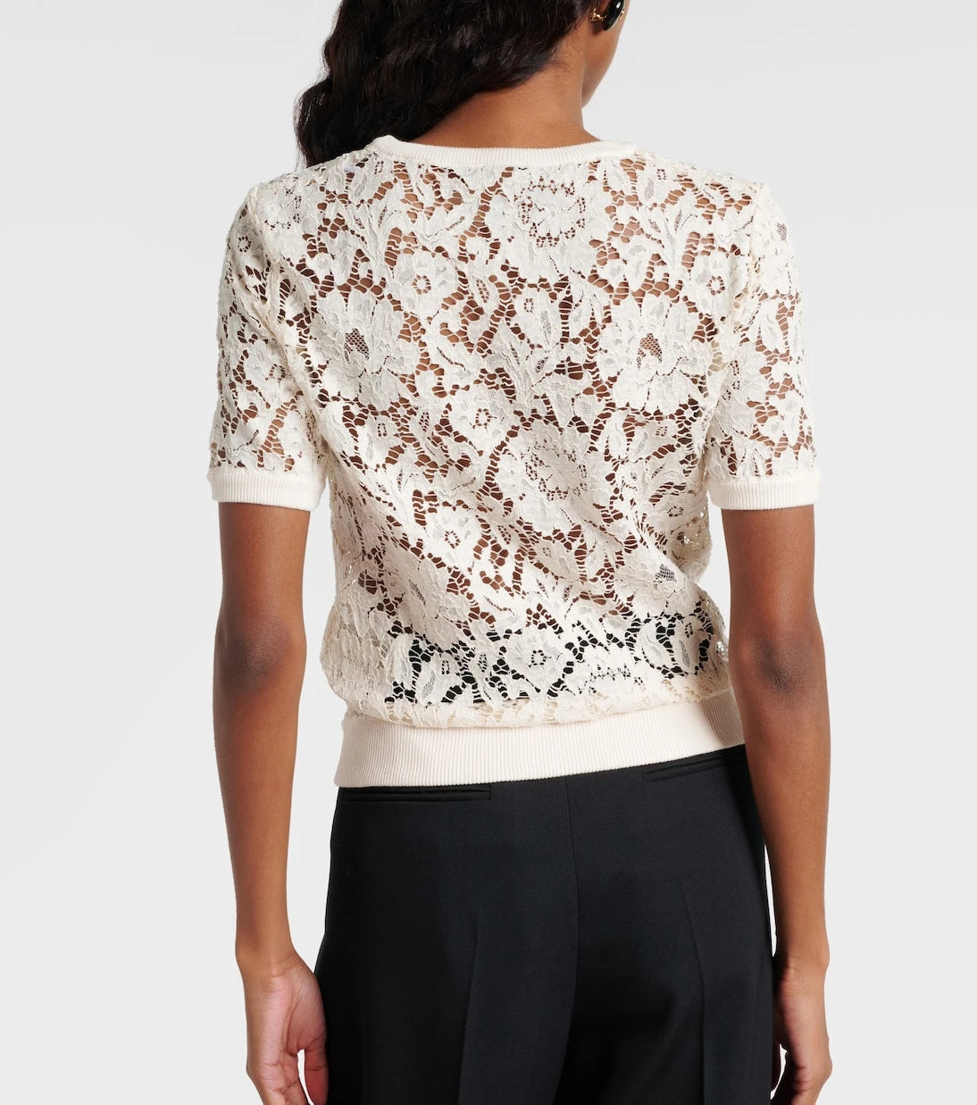 Valentino - Mossi lace top