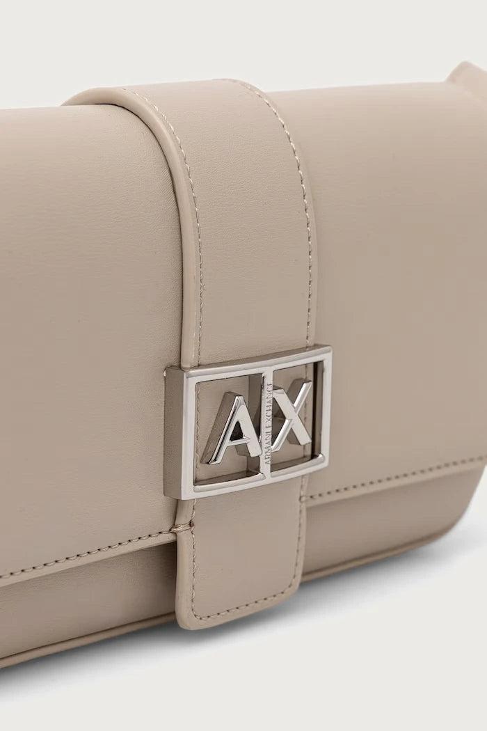 Armani Exchange kadın suni deri crossbody çanta