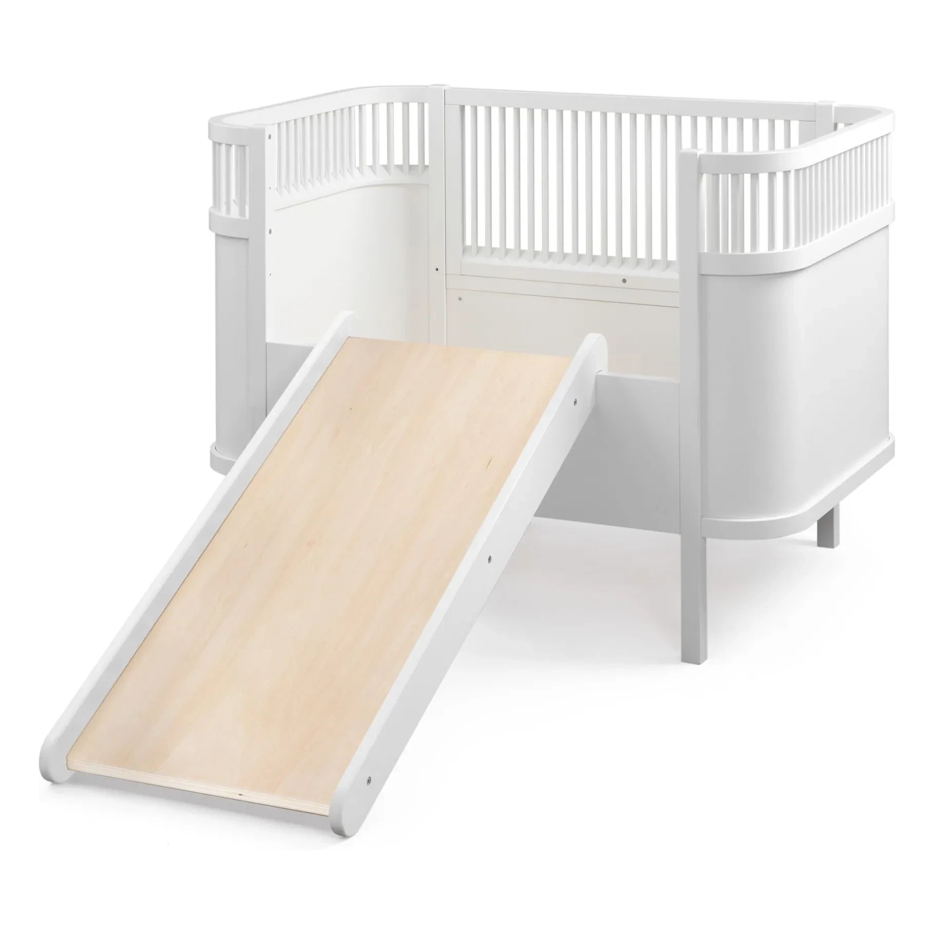 Sebra - 2 in 1 bed slide | White