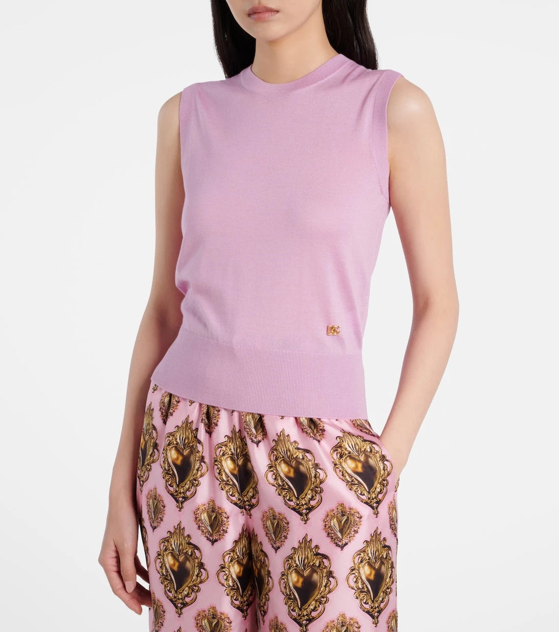 Dolce&Gabbana - Cashmere and silk top