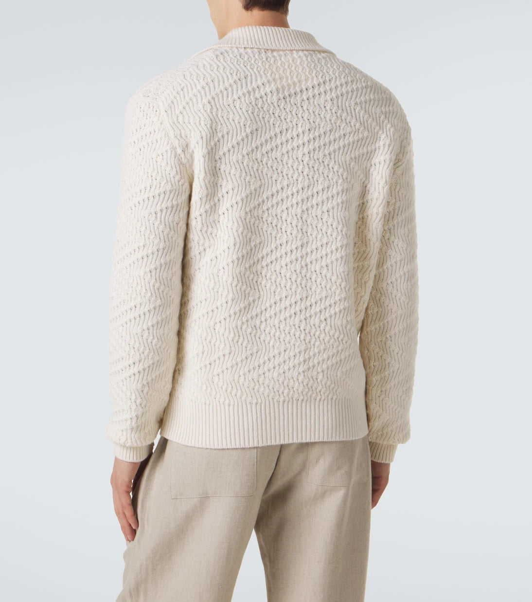 Missoni - Zigzag wool-blend polo sweater