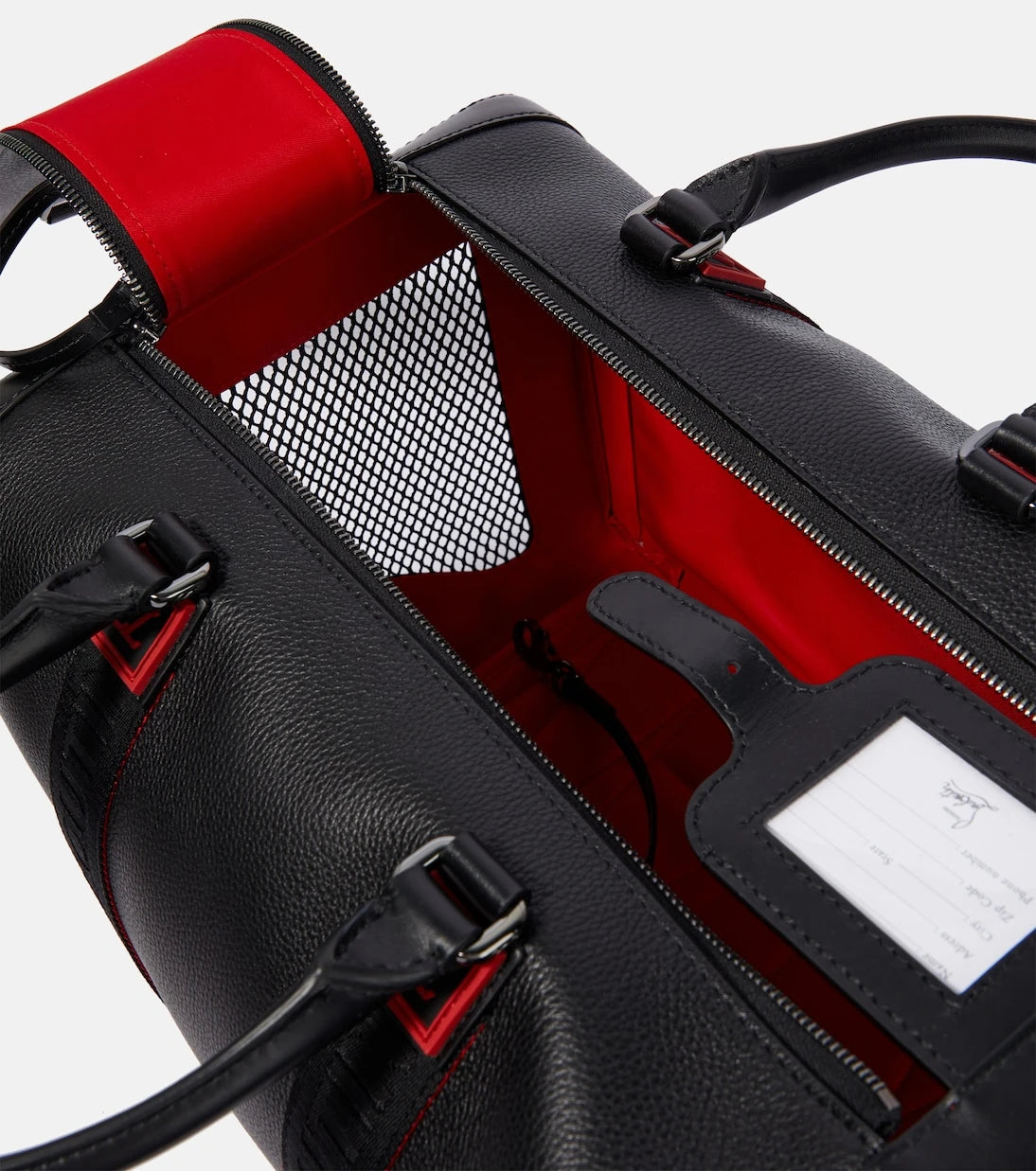 Christian Louboutin - Loubikiki leather pet carrier
