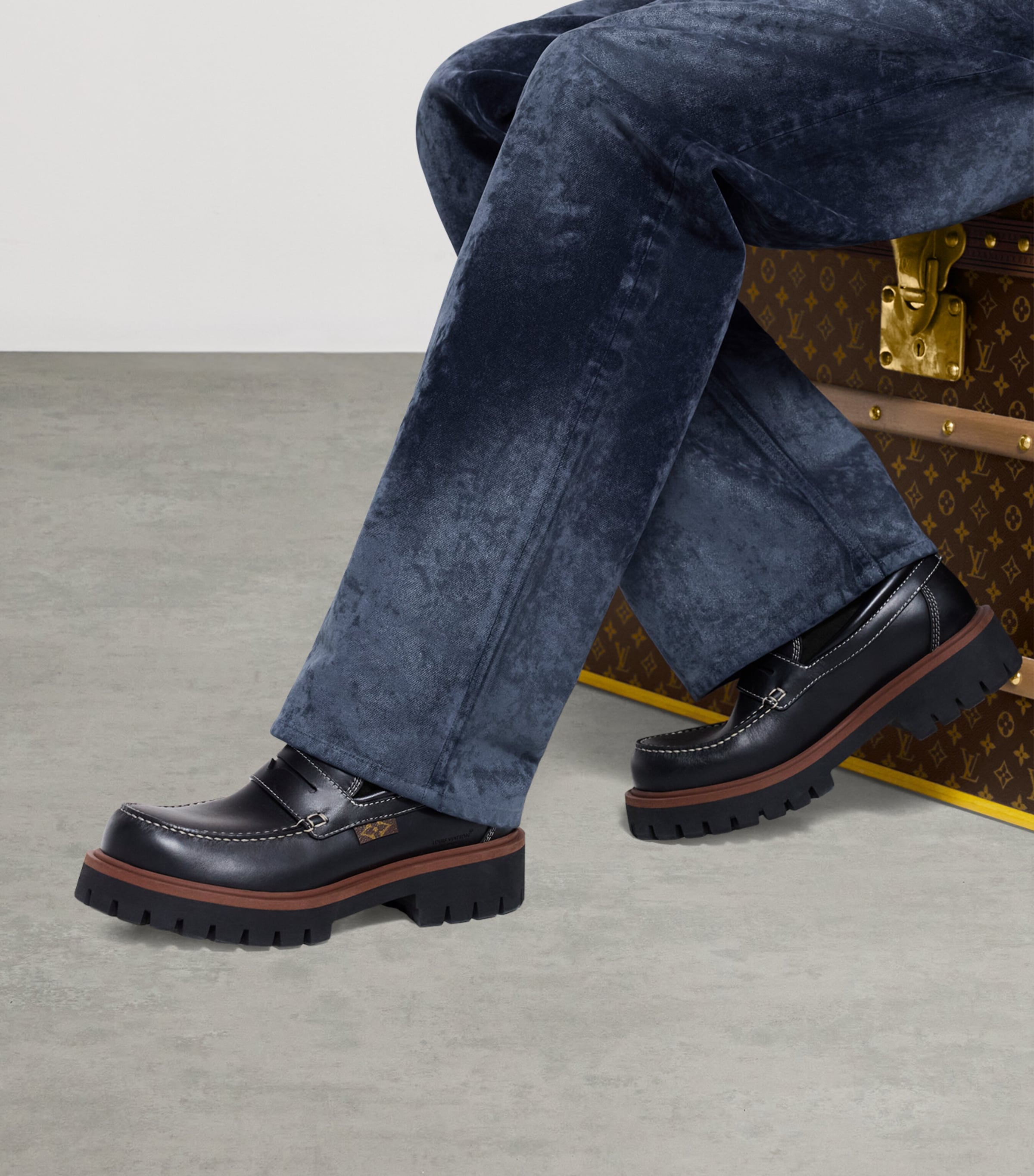 Leather Remix Loafers