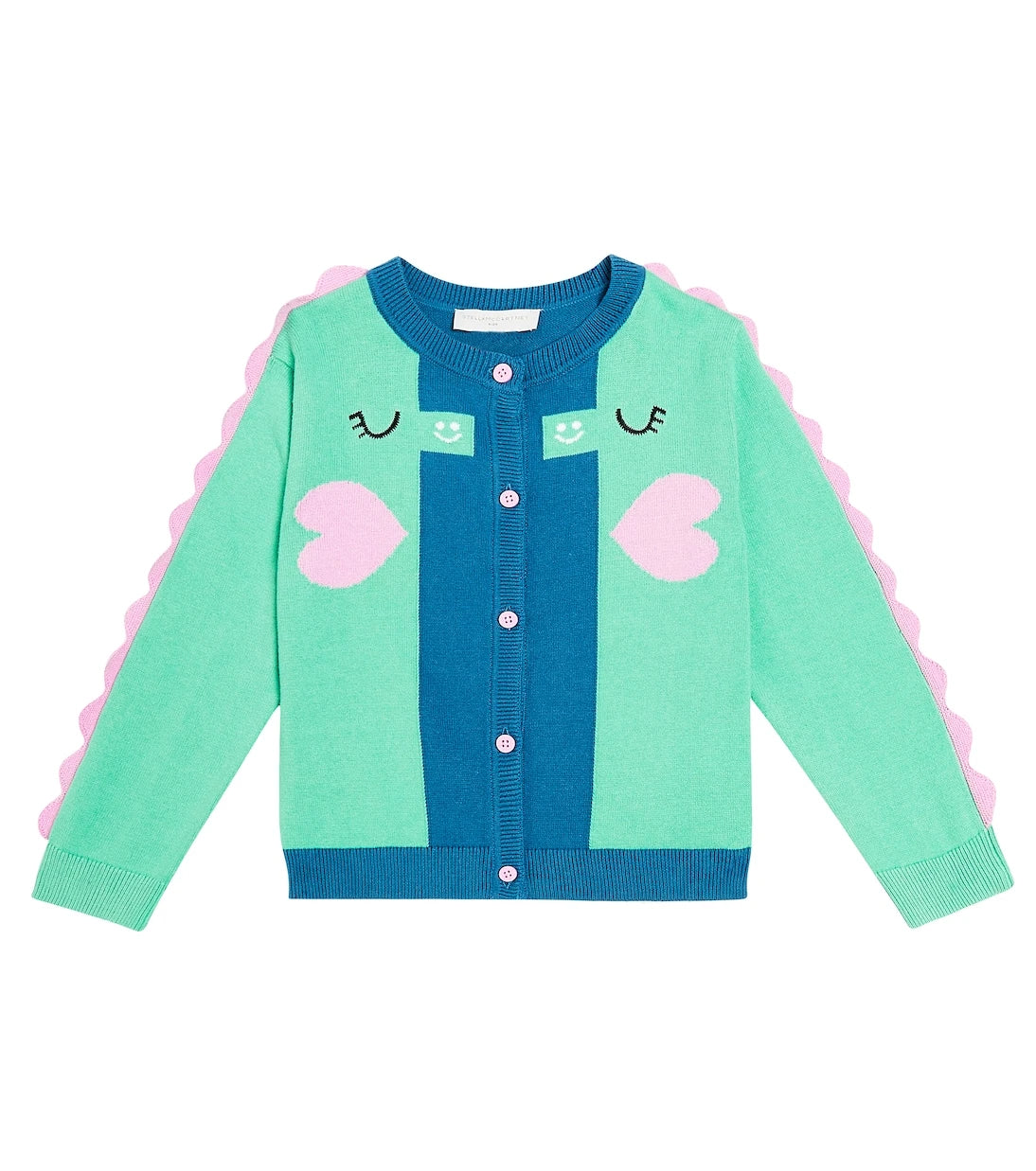 Stella McCartney Kids - Colorblocked cotton cardigan