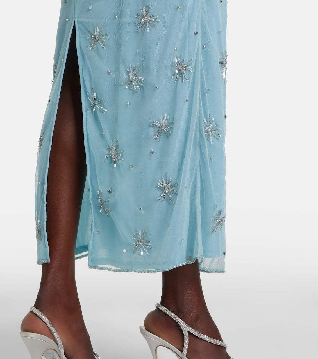 Staud - Elsa embellished midi dress