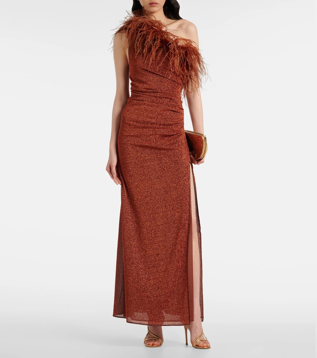Oséree - Lumière Plumage maxi dress