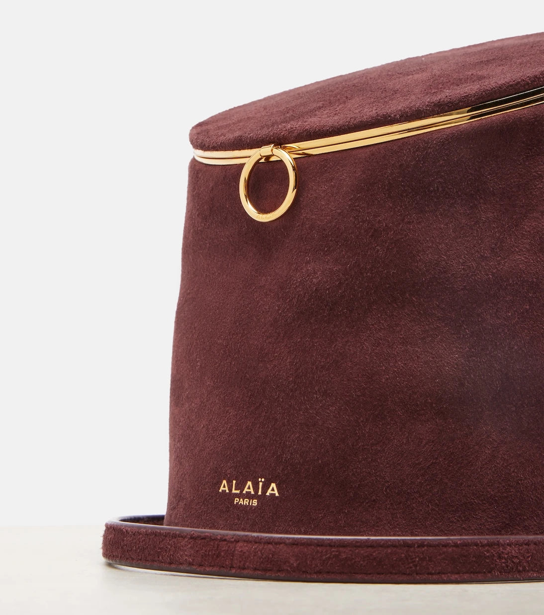 Alaïa - La Canette Small suede bucket bag