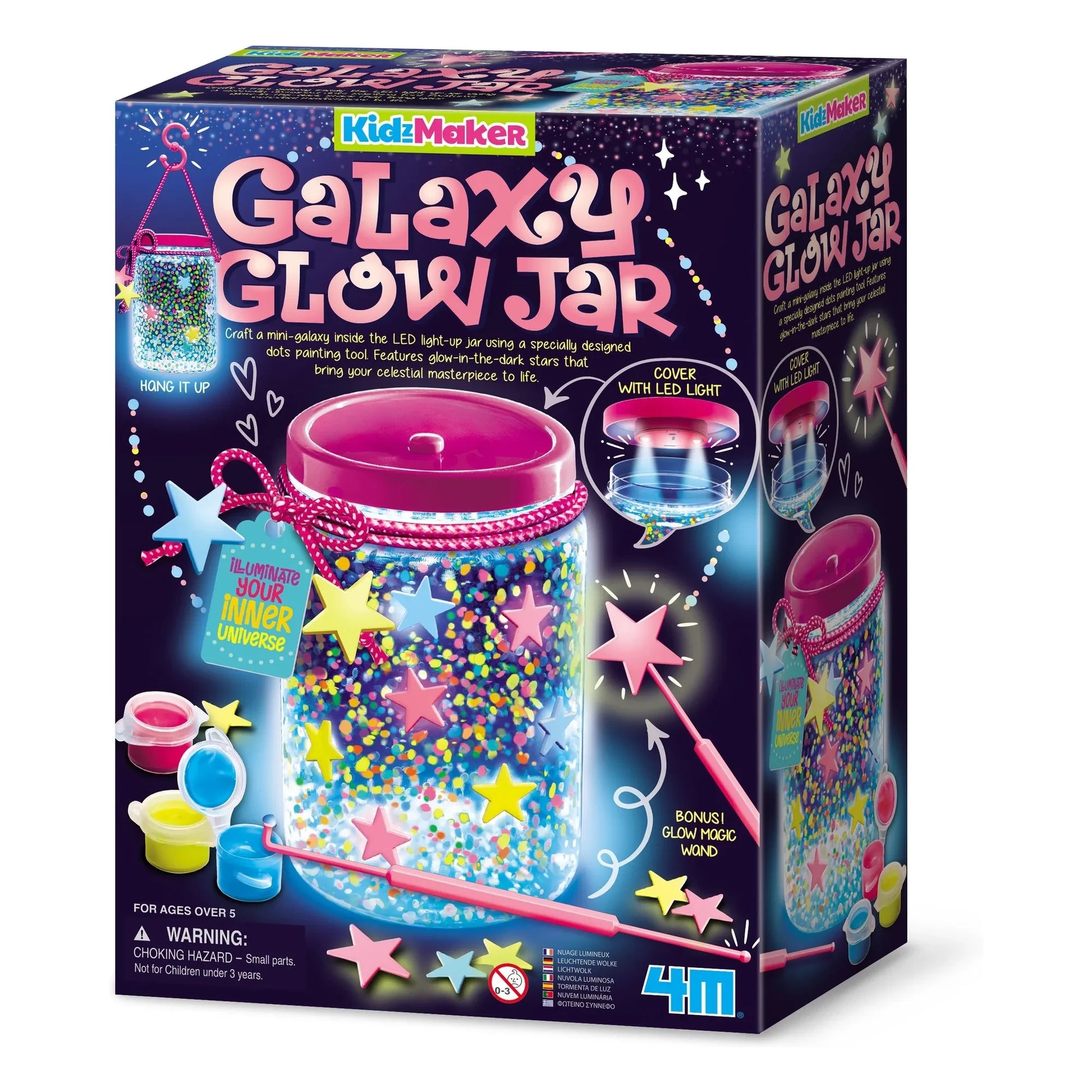 4M - Illuminated creative kit - Galactic light pot