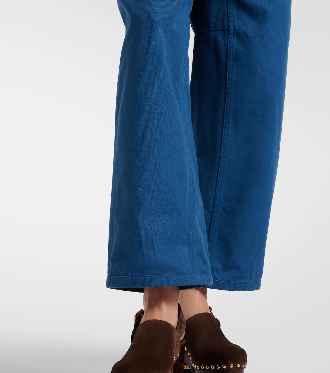 Chloé - Cropped barrel-leg pants