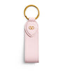 Valentino Garavani Pink Leather VLogo Keychain