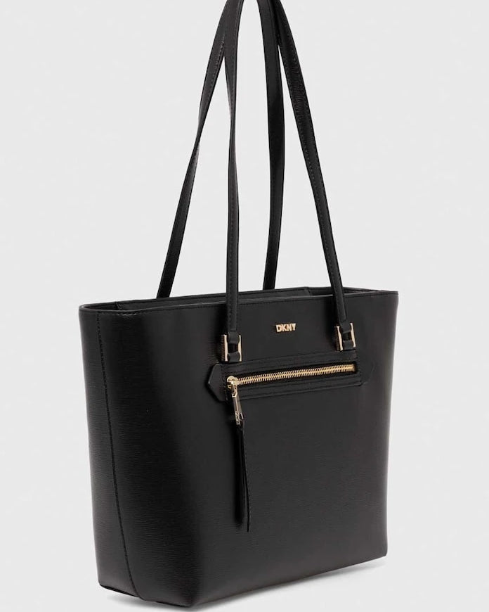 Кожена чанта Dkny