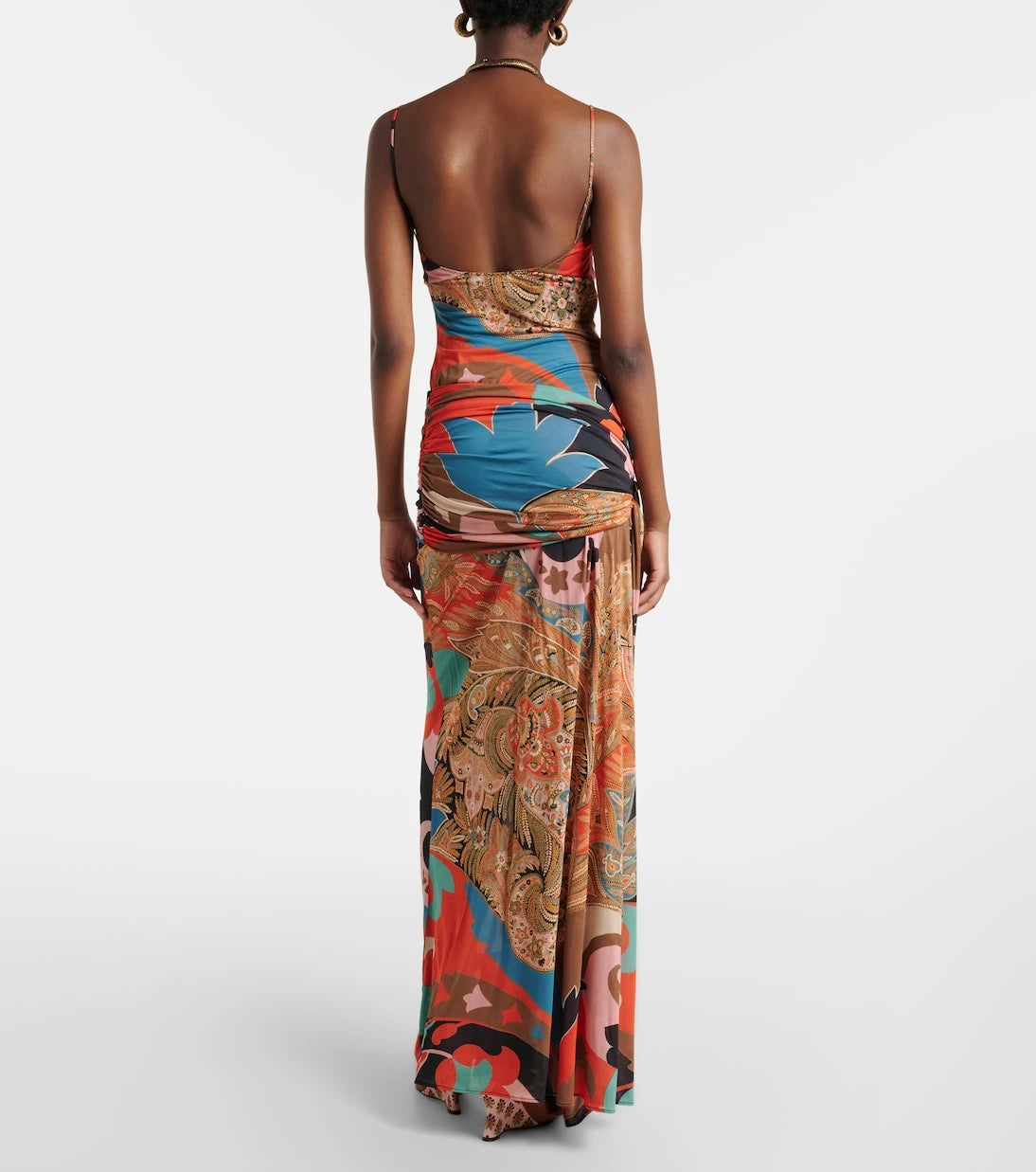 Etro - Paisley draped gown