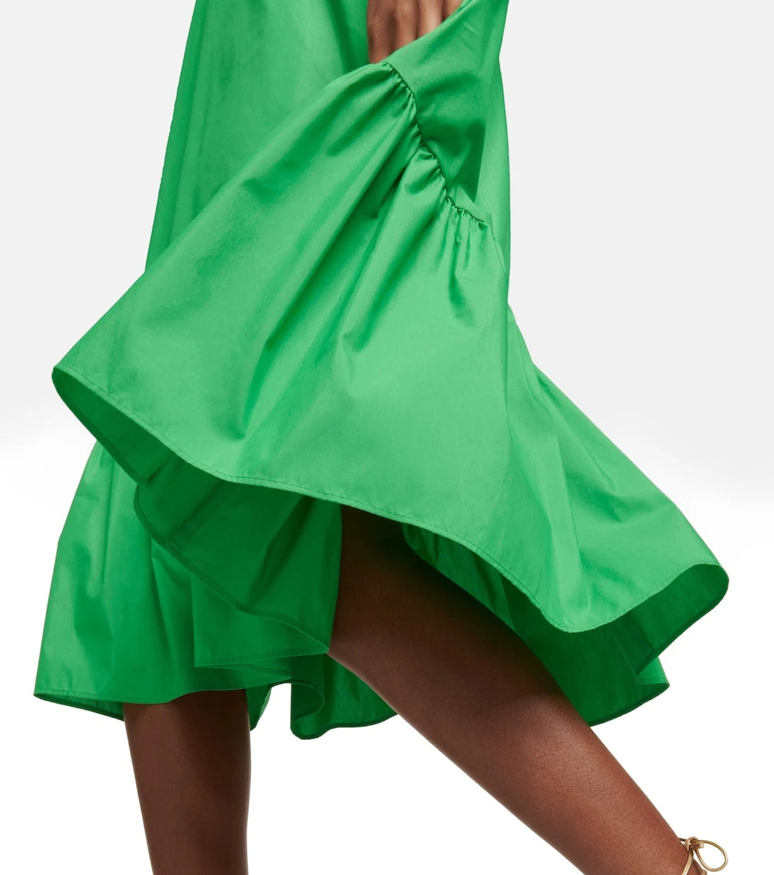 REDValentino - Cotton-blend poplin midi dress
