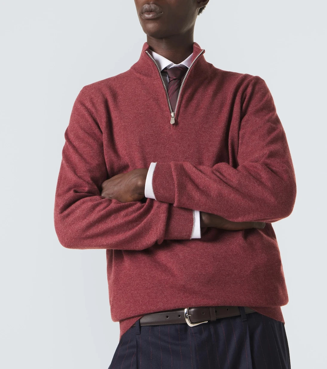 Brunello Cucinelli - Cashmere half-zip sweater