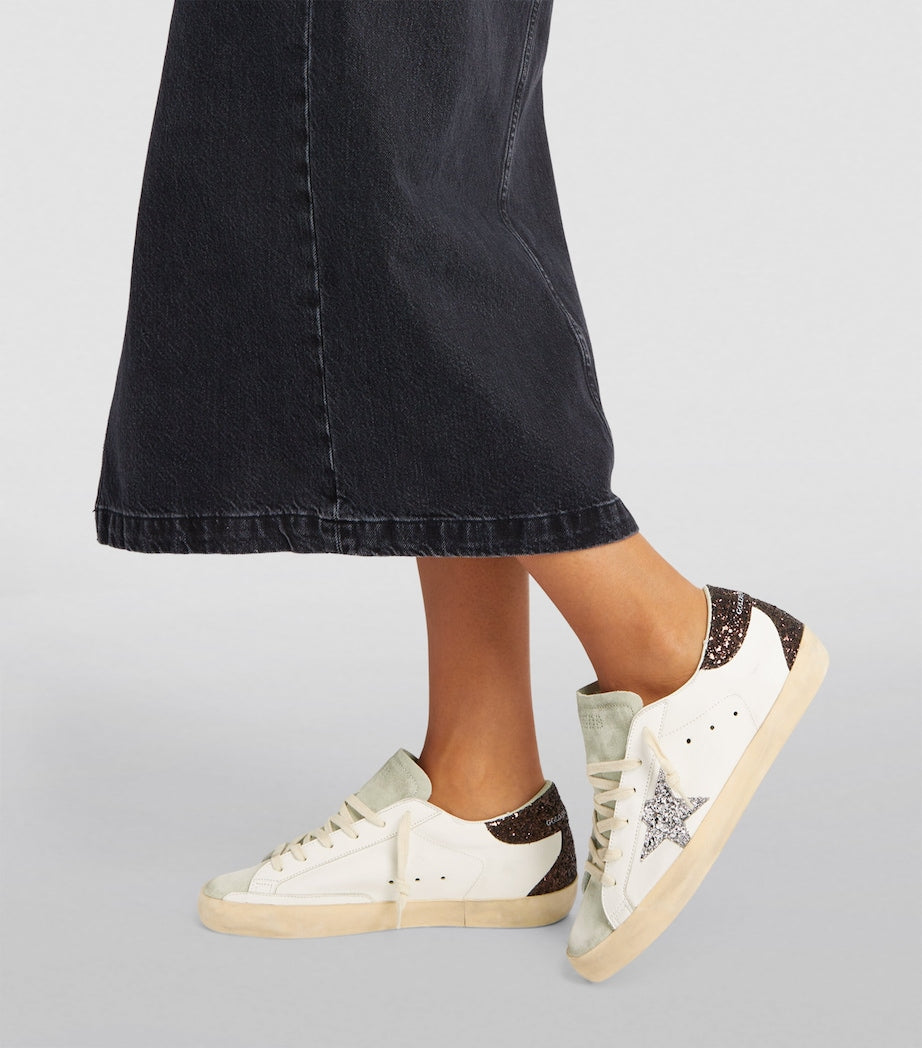 Golden Goose White Leather Superstar Sneakers
