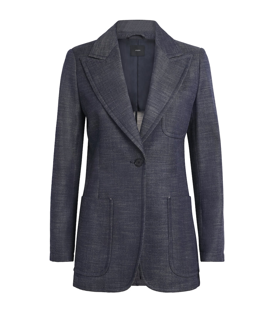 Blue Cassini Denim Blazer