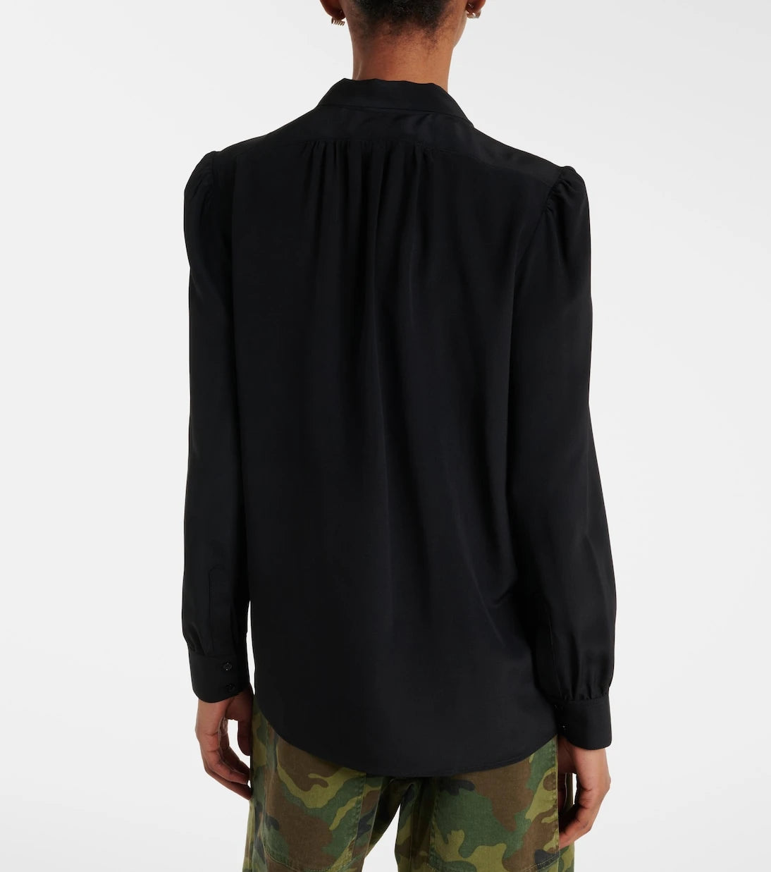 Nili Lotan - Colt tie-neck silk blouse