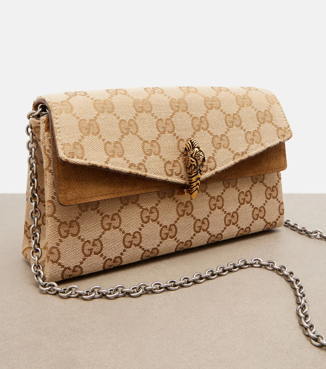 Gucci - Dionysus Small GG canvas shoulder bag