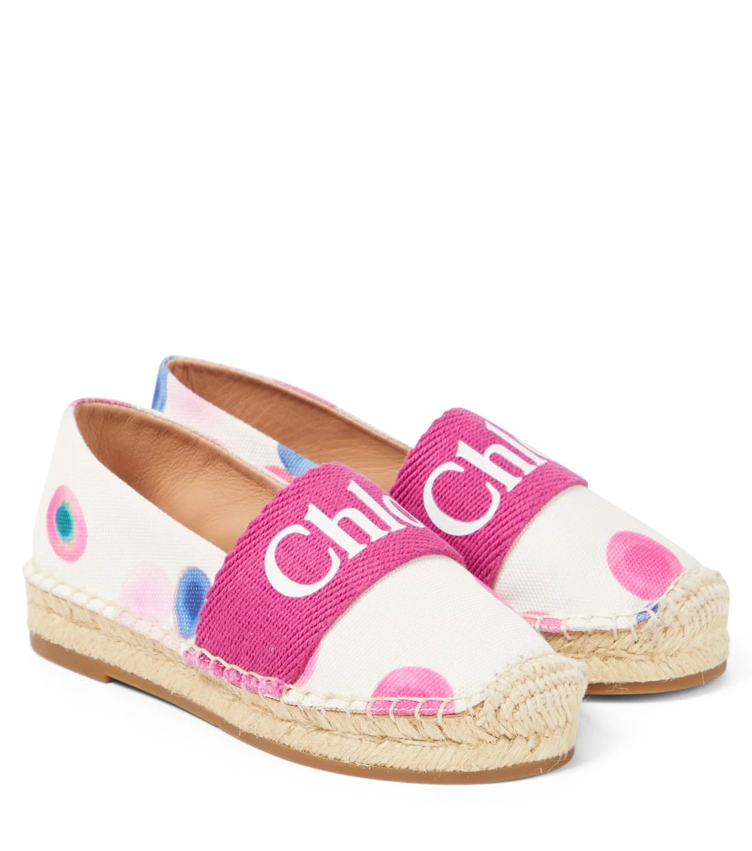 Chloé Kids - إسبادريل بشعار الماركة