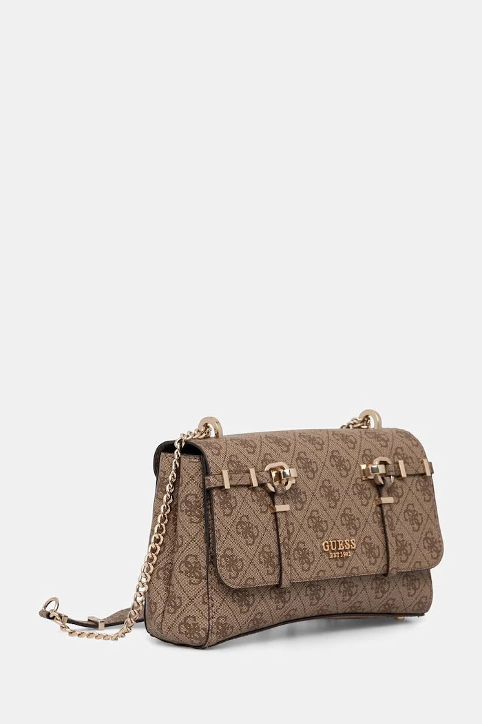Guess LEONA suni deri kadın crossbody çanta