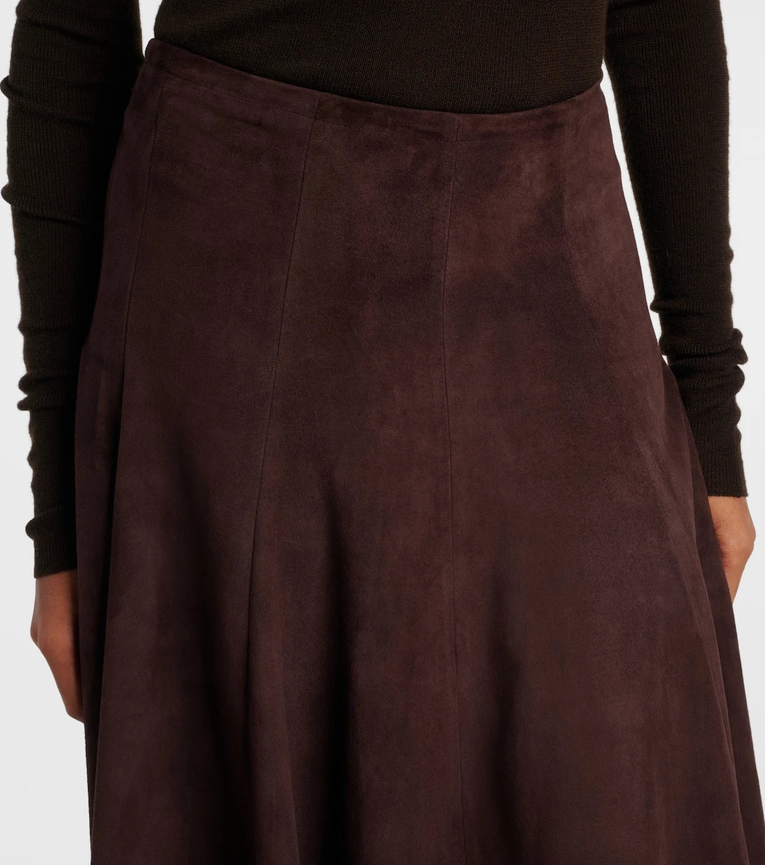 Stouls - Suede midi skirt