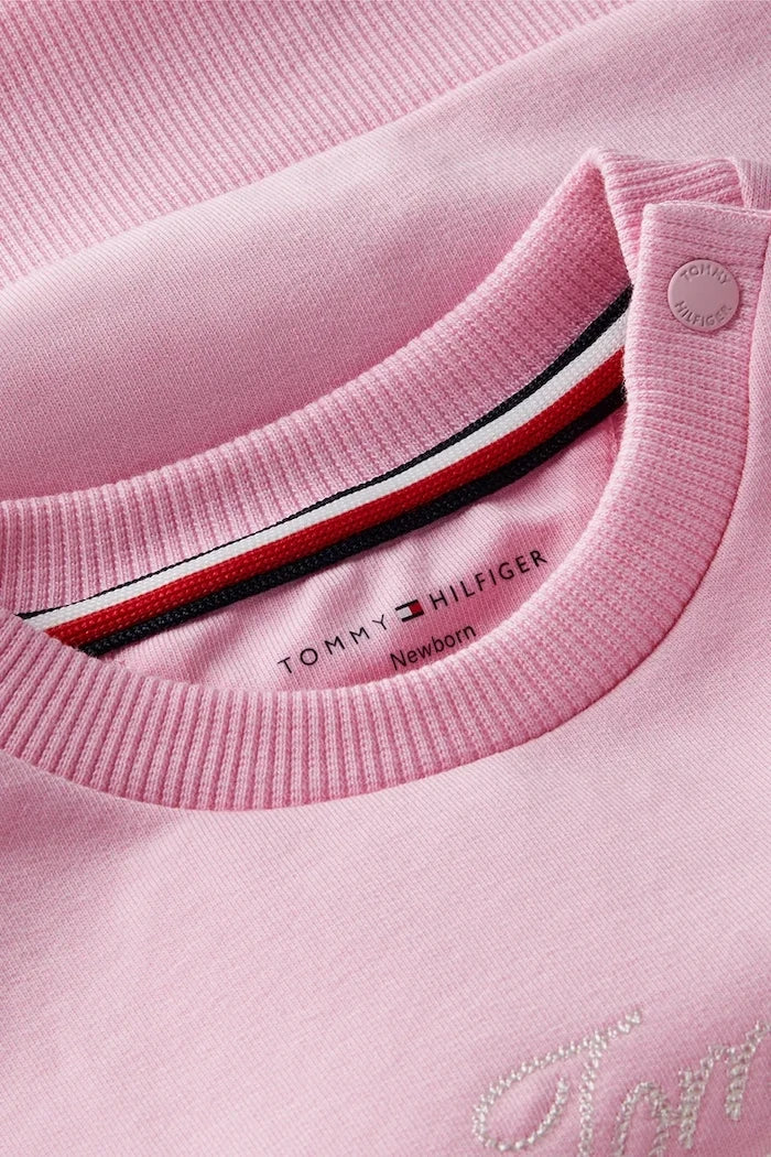 Tommy Hilfiger pamuklu bebek eşofman takımı