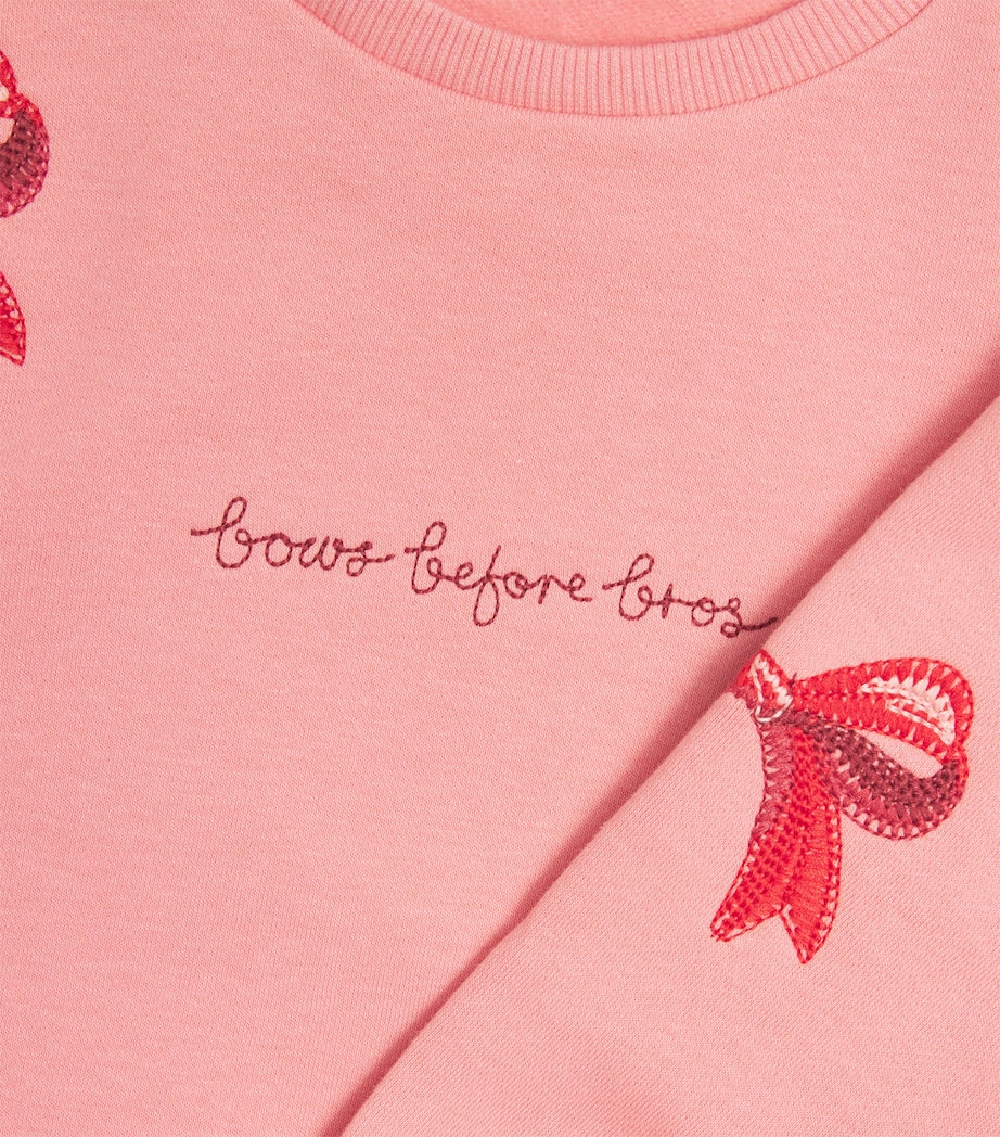 Organic Cotton-Blend Bow Lou Sweatshirt (5-10 Years)