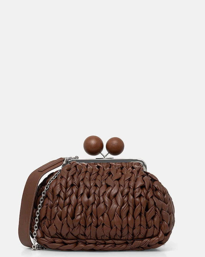 Weekend Max Mara чанта crossbody дамска от кожа ALIBERO