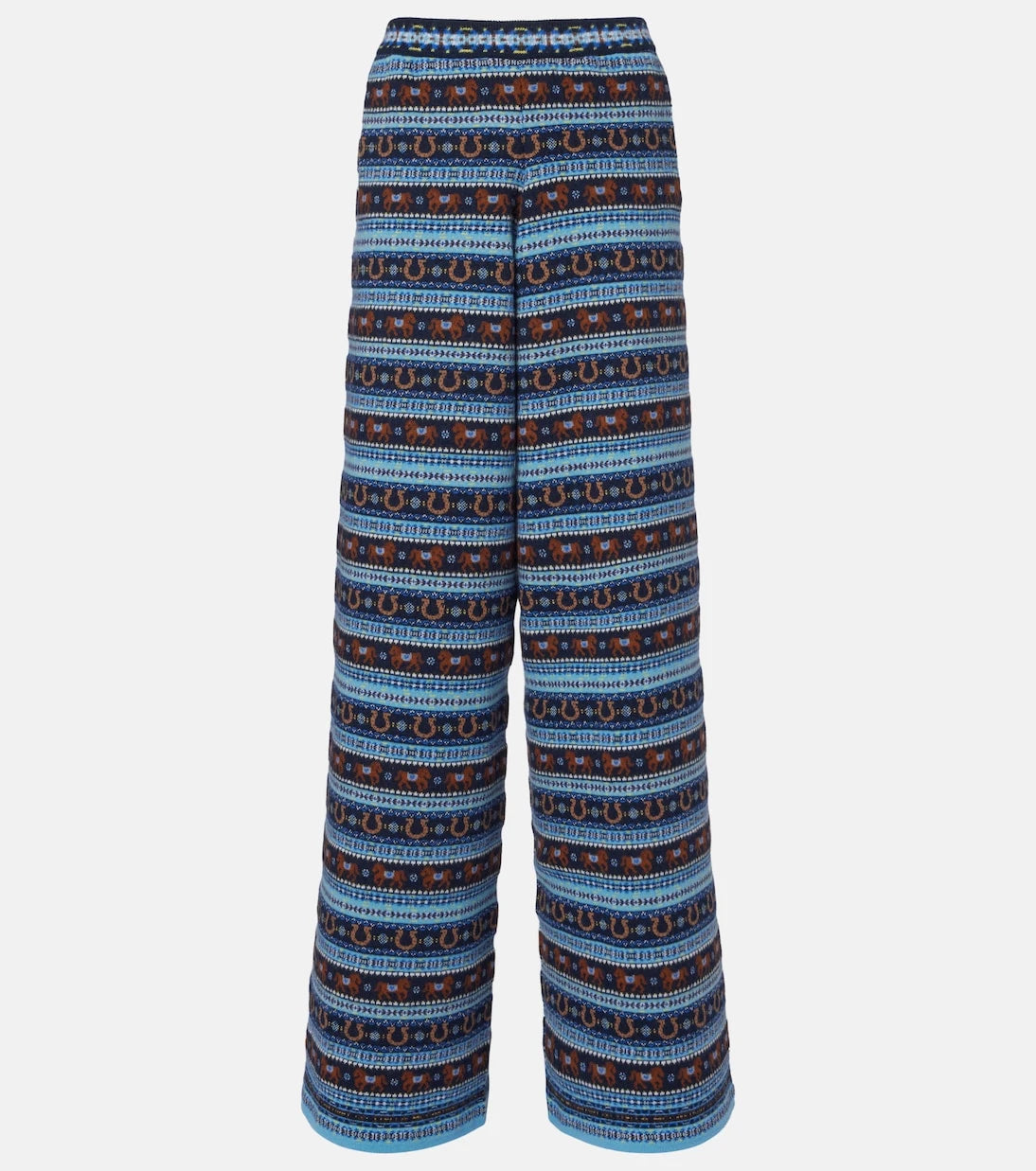 Stella McCartney - Knitted virgin wool straight pants