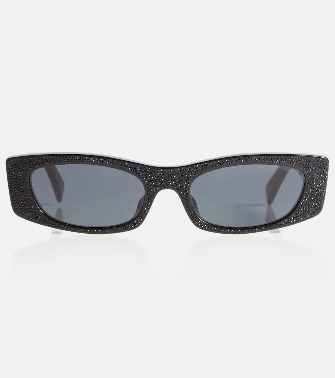 Celine Eyewear - Embellished rectangular sunglasses