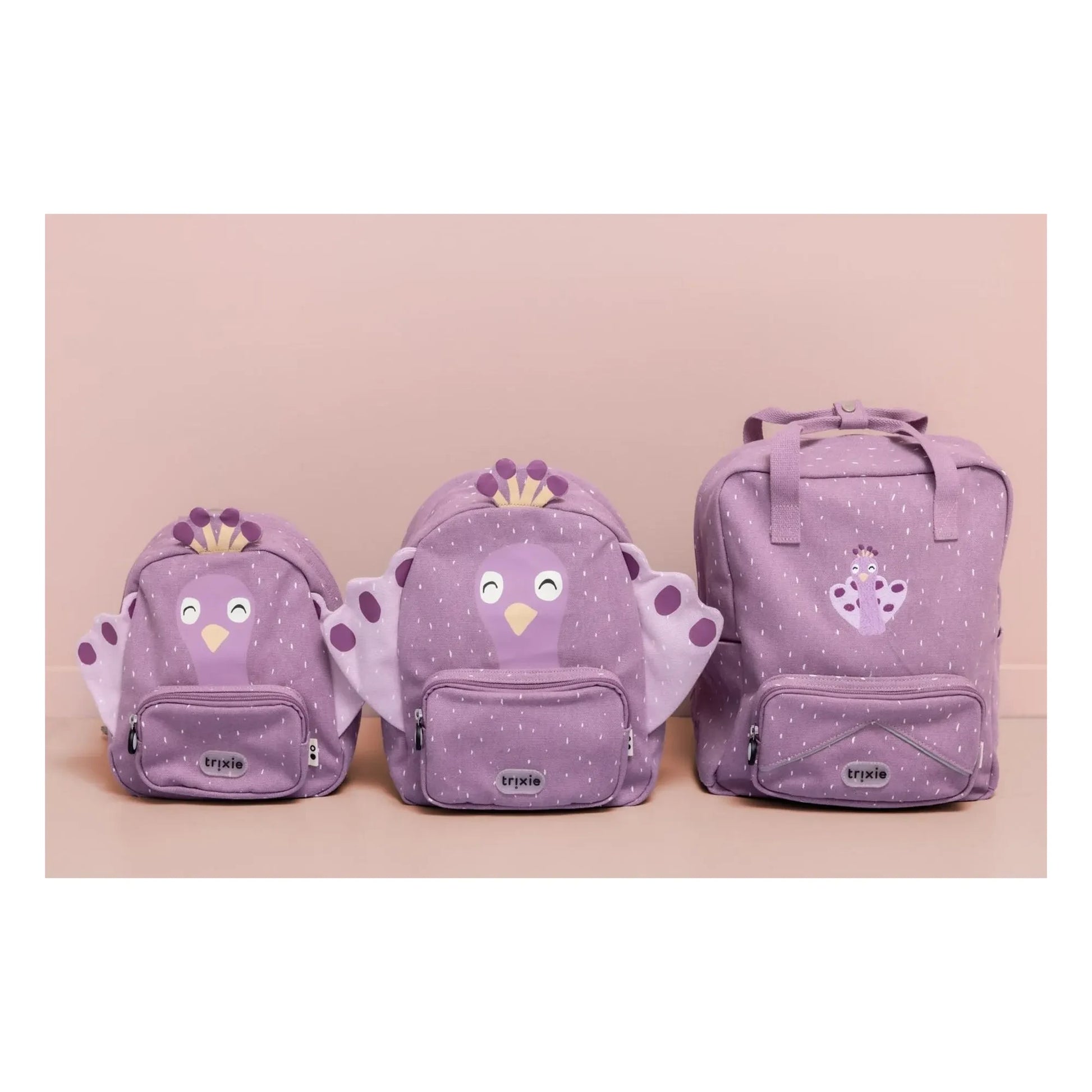 Trixie - Mrs. Peacock Large Backpack | Purple