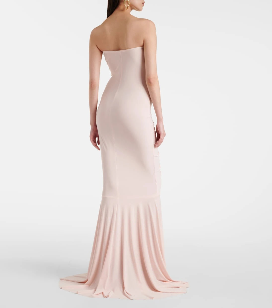 Norma Kamali - Ruched strapless gown