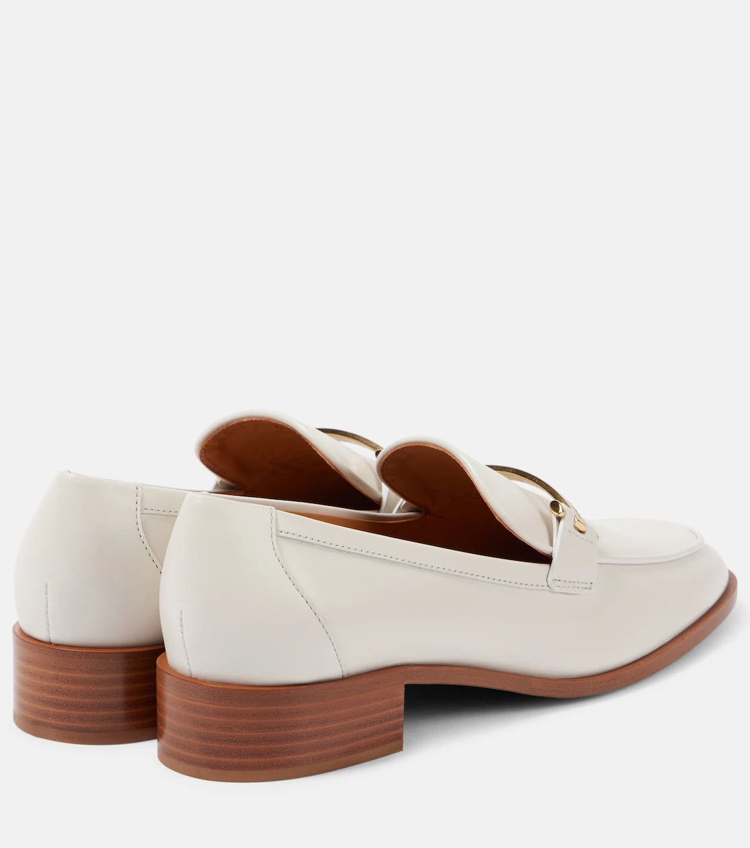 Tod's - حذاء لوفر بكعب من الجلد