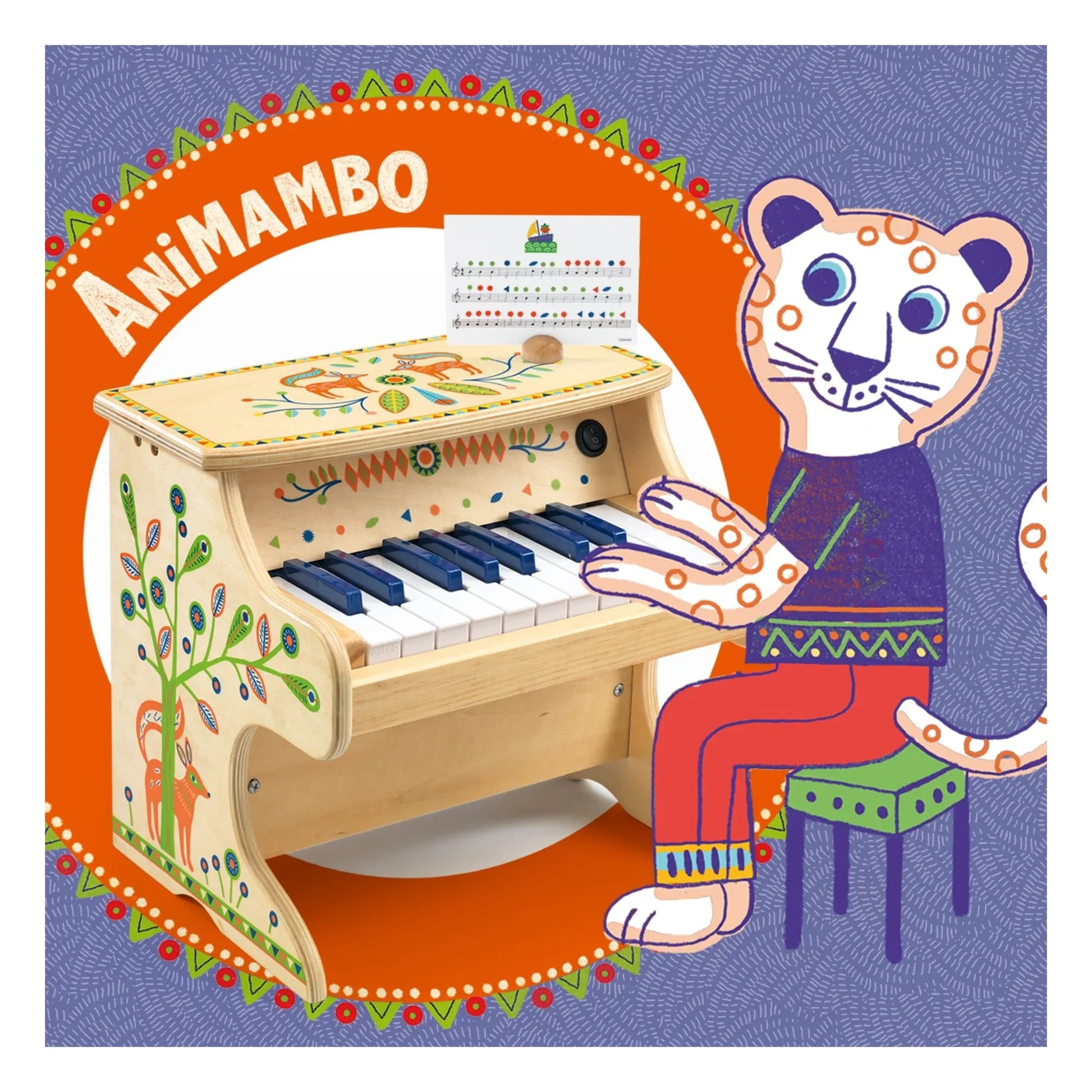 Djeco - 18 Keys Electronic Piano