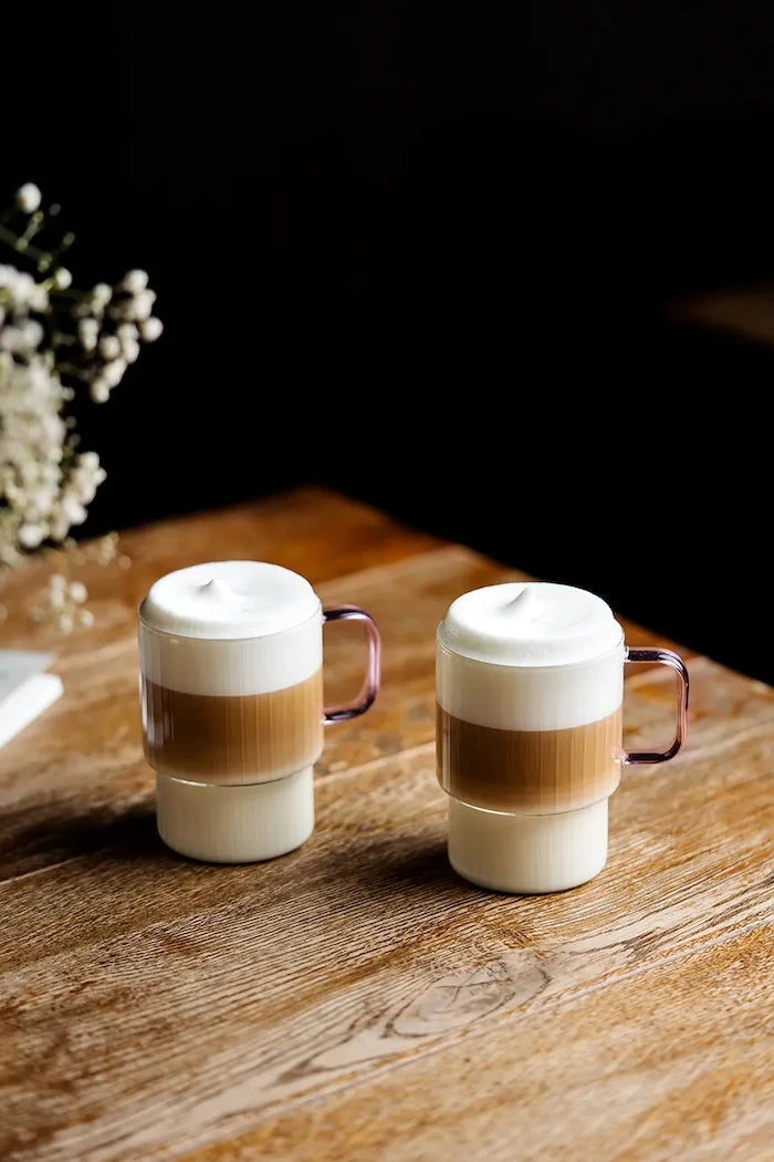 Vialli Design borosilikat cam bardak seti 350 ml