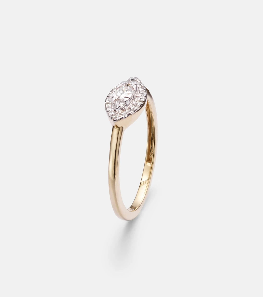 Stone and Strand - Muse 10kt gold ring with diamonds