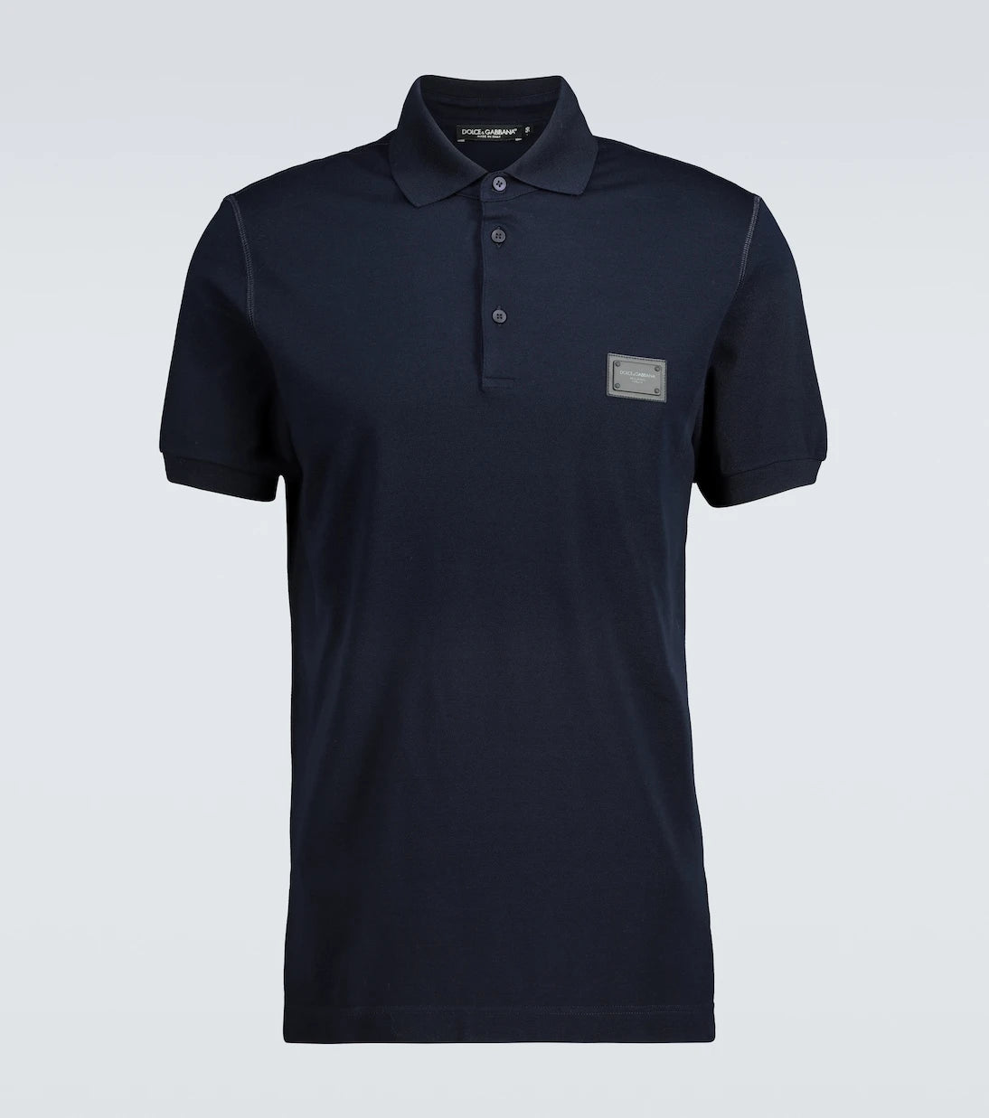 Dolce&Gabbana - Plaque polo shirt